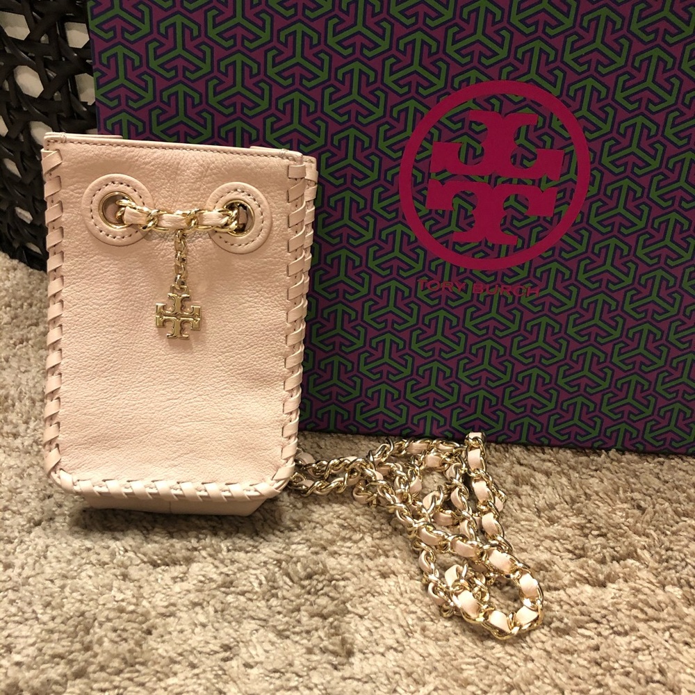 Tory Burch light pink mini crossbody